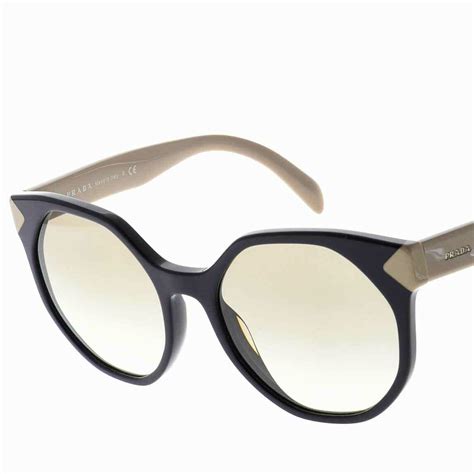 prada spr 11t|PRADA Round Sunglasses SPR 11T Blue .